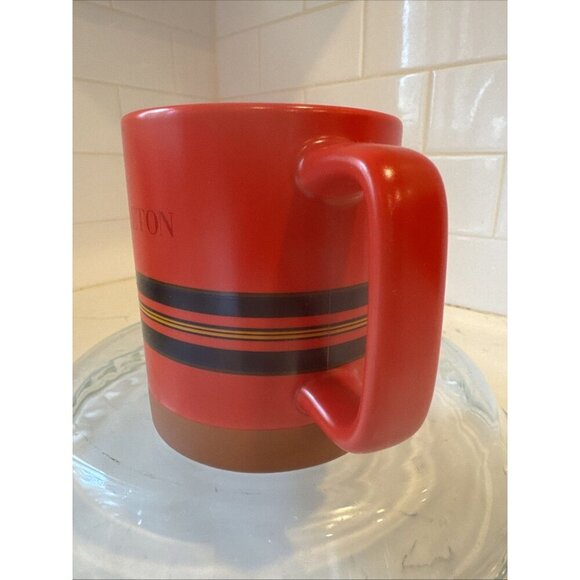 Pendleton National Parks Ceramic Coffee Mug Red Striped 18 oz - Picture 7 of 10